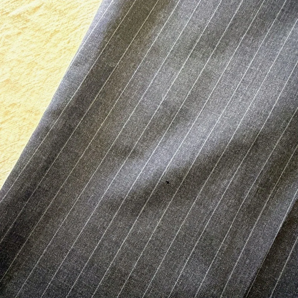Brooks Brothers 1818 Madison Wool Dress Pants Mens 42x39 Pleated Pinstripe Italy